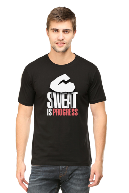 Sweat Is Progress Half Sleeve T-Shirt