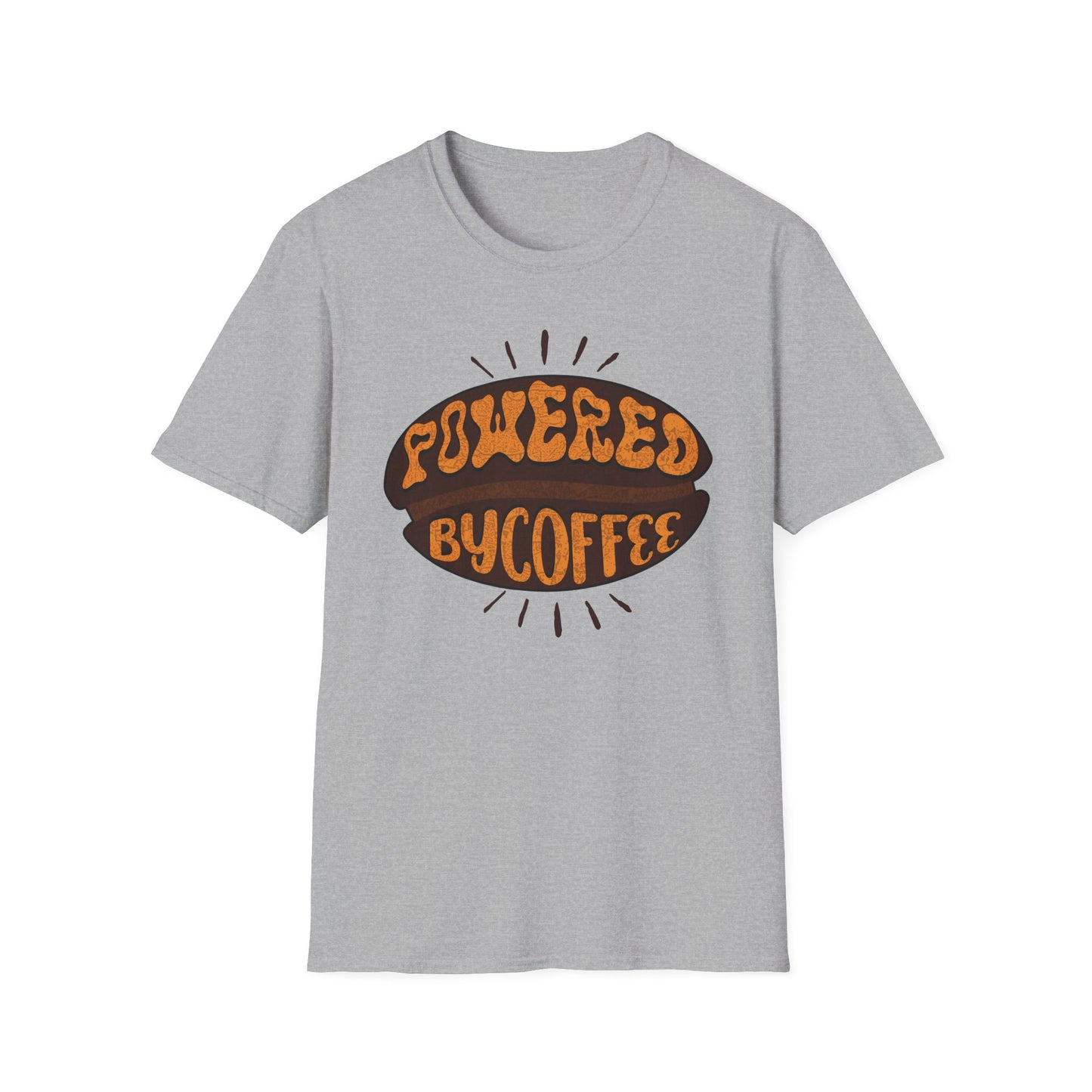 Powered by Coffee Half Sleeve T-Shirt