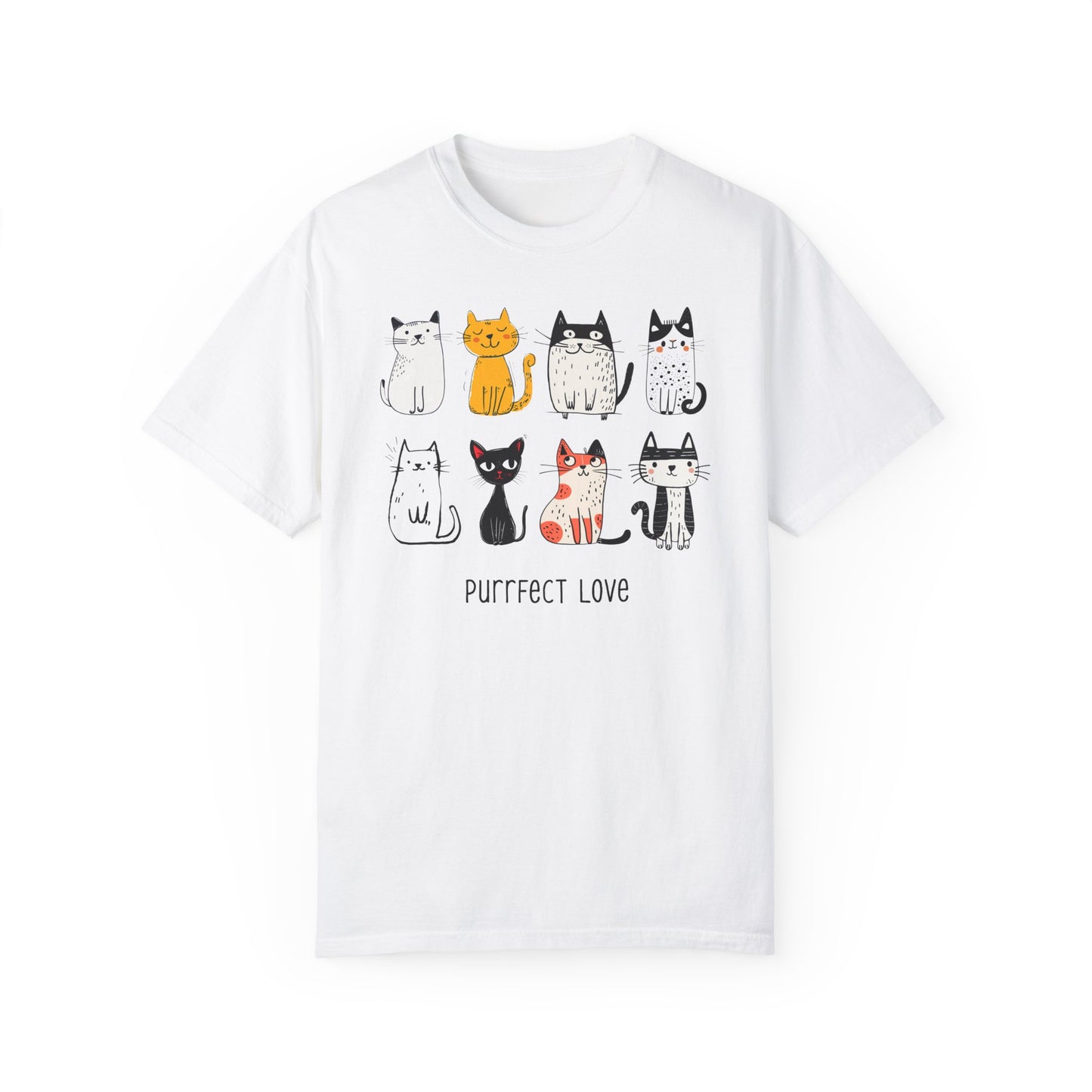 Purrfect Love Half Sleeve T-Shirt