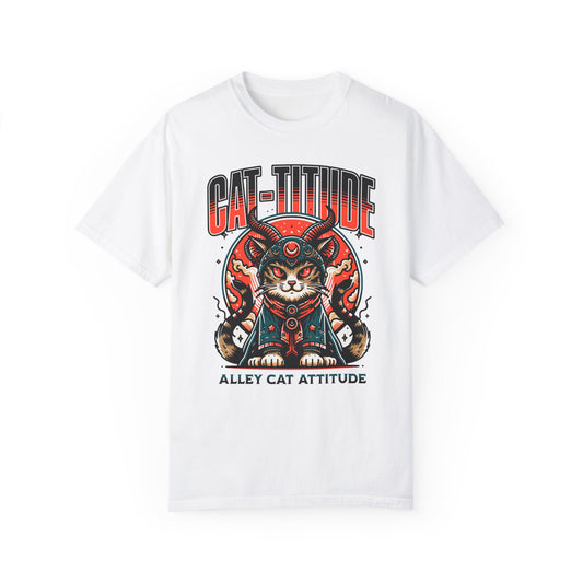 Cat-titude Half Sleeve T-Shirt