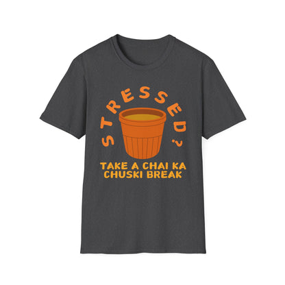 Chai ki Chuski Half Sleeve T-Shirt