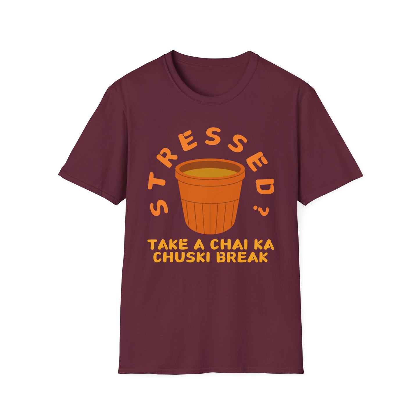 Chai ki Chuski Half Sleeve T-Shirt