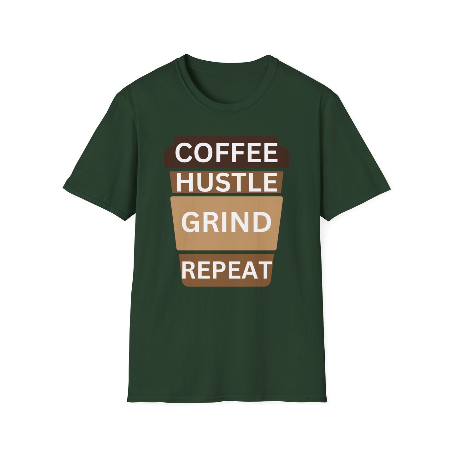 Coffee Hustle Half Sleeve T-Shirt